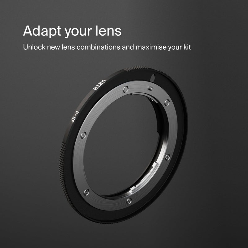 Urth Lens Mount Adapter: Compatible for Nikon F Lens to Canon (EF/EF-S) Camera Body - Image 2